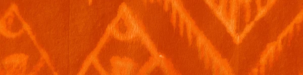 Orange Ogee mönster. Knyt Dye Batik stil. — Stockfoto