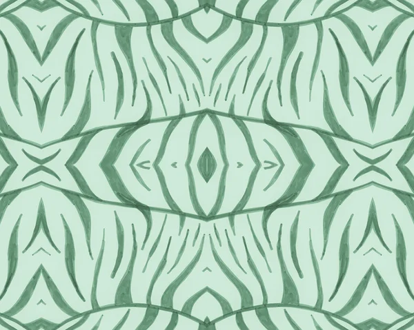 Green Seamless Animal Pattern. Abstract Africa