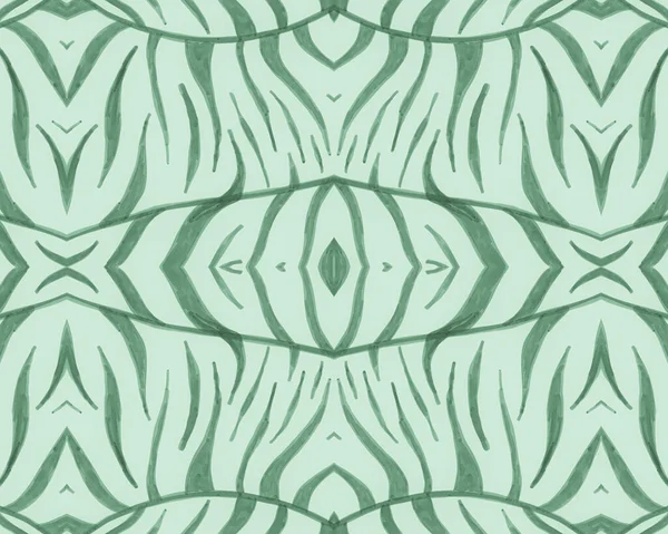 Green Seamless Animal Pattern. Abstraktes Afrika — Stockfoto