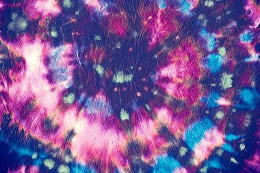 Sanatsal Işık Tasarımı. Hippi Spiral Boyama. 