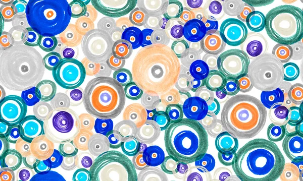 Colorful Circles Background. Geometric Cool — Stock Photo, Image