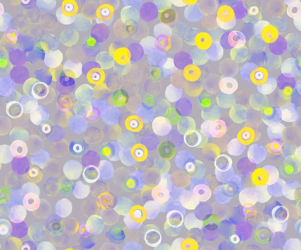 Colorful Circles Pattern. Geometric Happy