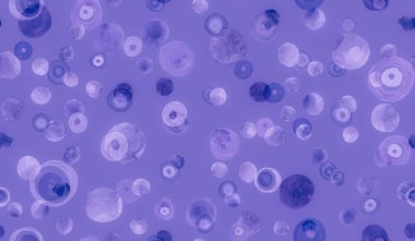 Mor Daireler Arkaplanı. Grunge Polka Noktaları 