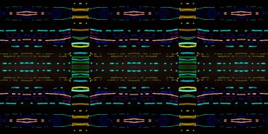 Kusursuz Kalem Çizgileri. Renkli Basit Çizgiler 