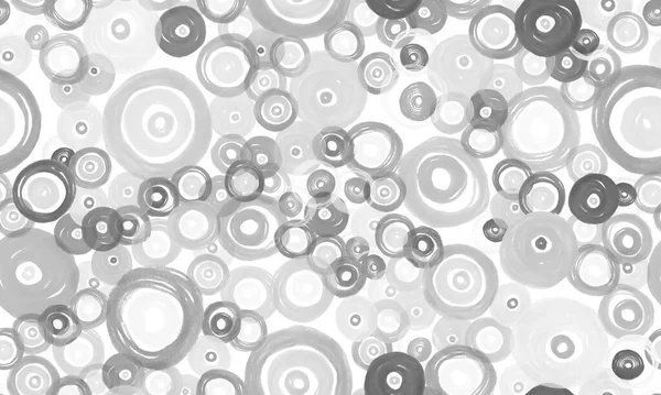 Gray Circles Texture. Grunge Polka Dots