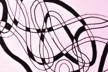 Soyut Yazı. Kız Yazı Kalemi. Lüks. 