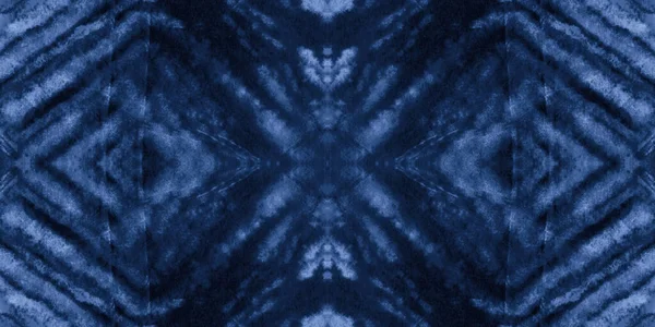 Gestreifte Shibori Print. Seefahrermuster Indigo. — Stockfoto