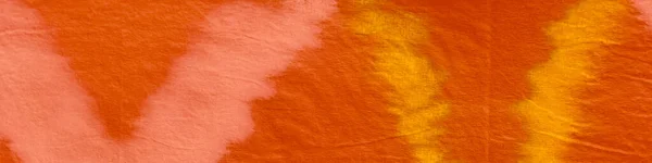 Orange Ikad Chevron. Cravatta Tye Shibori. Riassunto — Foto Stock