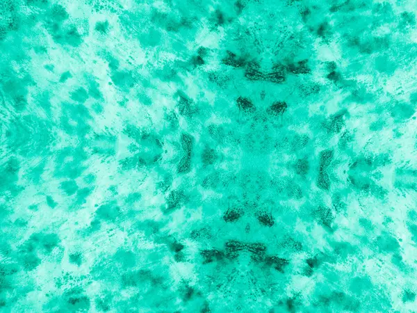 Aqua Green Tie Dye Dirty Texture. Abstrakt — Stockfoto