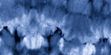 Renkli Su Arkaplanını Boyayın. İndigo Denim Kravat ve 