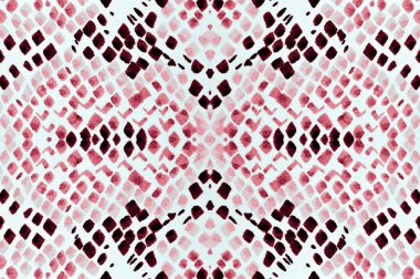 Kamuflaj Yılan Suluboya Tasarımı. 