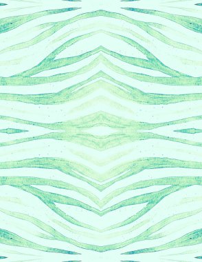 Kusursuz Zebra Süsü. Mavi Orman Tasarımı. 