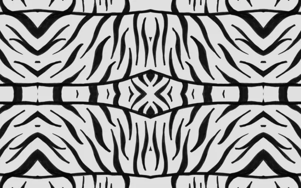 Nahtlose Zebrastreifen. Afrikanische Textur in Mode. — Stockfoto