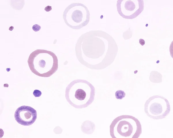 Scribble Elements. Purple Round Pattern. Pink