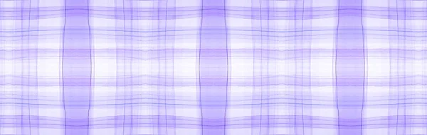 Фиолетовые Фланелевые Чеки. Акварель — стоковое фото
