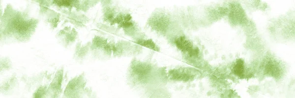 芸術的落書き。緑のブラシが描かれている — ストック写真