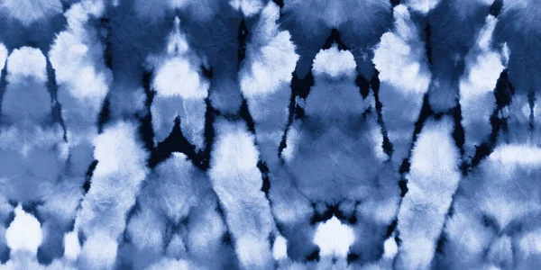 Indigo textura Shibori. Prostor Akvarelové skvrny. — Stock fotografie