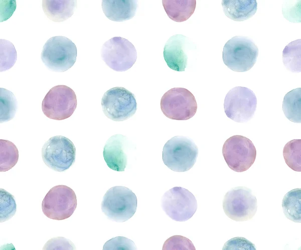 Pastel Watercolour Ball Background Безшовні — стокове фото