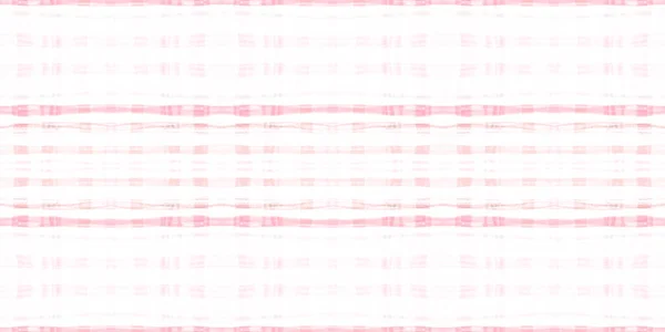Aquarel Roze Check. Naakt Tartan patroon. — Stockfoto