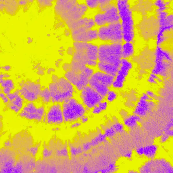 Orange Geometric Tye Dye. Yellow Watercolor Roll. — Stock Photo, Image