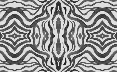Kusursuz Zebra Çizgileri. Soyut Hayvan Tasarımı. 