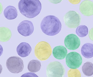 Kusursuz Polka Noktaları Şablonu. Rastgele Leke 