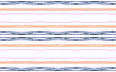 Soyut Vuruşlar Dokusu. Mavi ve Turuncu Su 