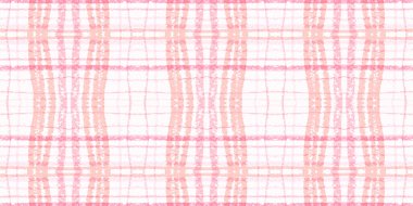 Suluboya pembe çek. Beyaz Tartan Kumaşı. 