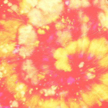 Soyut boya. Hippi Spiral desenleri. Turuncu 