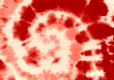 Kırmızı Boyama Modeli. Soyut Sanat Ressamlığı. Batik. 