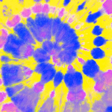 Pembe kravatlı boya sarmalı. Renkli Batik Tekstili. 