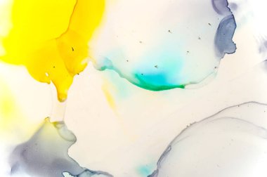 Alkol Mürekkebi lekeli mermer. Renk Düşürme 