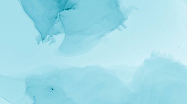 Suluboya Dalga Arkaplanı. Yeşil Pastel Sıvı 