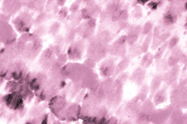 Soyut Suluboya Lekeleri. Pembe Yaz Kravat Boyası 