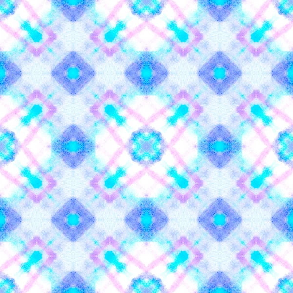Watercolor Zigzag Ikat Pattern. — Stock Photo, Image