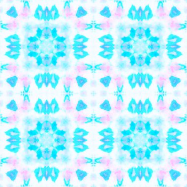 Kusursuz Su Rengi Motifi Etnik Desen. 