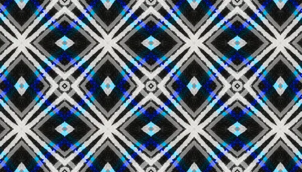 Ikat Art Seamless Patterm. — Stockfoto