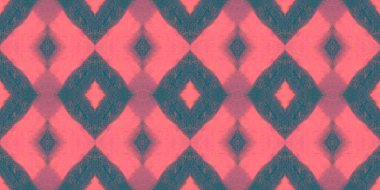Suluboya Zigzag Ikat Deseni. 
