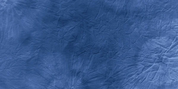 Shibori Batik nyomtatás. Kék farmer Kivonat Virágos — Stock Fotó