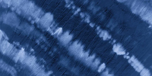 Patrón Indigo Shibori. Mar abstracto étnico — Foto de Stock