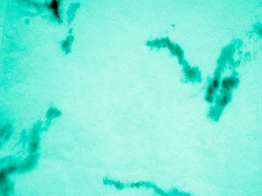 Mavi kravat ve boya. Suluboya lekeleri. El Çizimi 