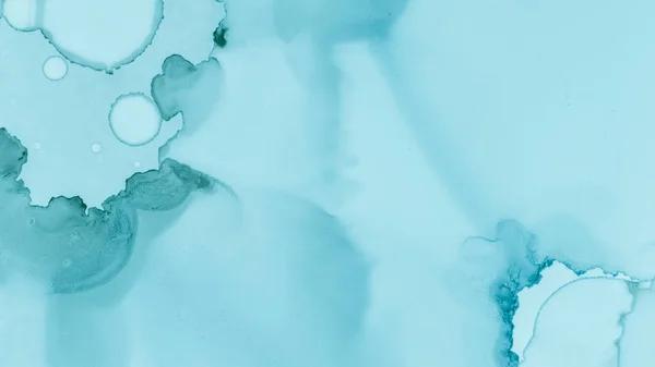 Pastell flüssiges Wasser. Blauer Ozean Modern — Stockfoto