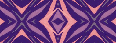 Etnik Tekstil Tasarımı. Geometrik Egzotik Dalga 