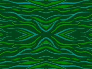 Kusursuz Etnik Düzen. Moda Egzotik Deri 