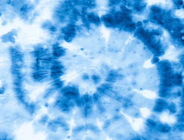 Indigo Tie Dye. Batik Love Design. Espiral hippie — Foto de Stock