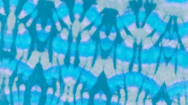 Su kravat boyası. Mürekkep Boyalı Zigzag. 