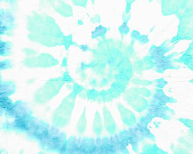 Tiedye Circle 'da. Beyaz Boyalı Sarmal. Suluboya 