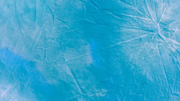 Batik Shibori-texturen. Blå Teal Aquarelle Blommig — Stockfoto