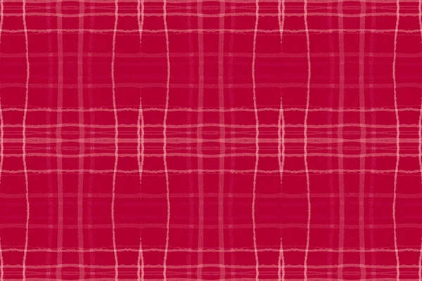 Red Christmas Plaid. Nahtloser Büffelköper. — Stockfoto