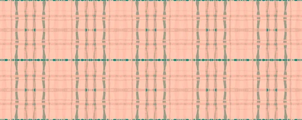 Pink Rustic Plaid. Watercolour Picnic Texture. — Stock Photo, Image